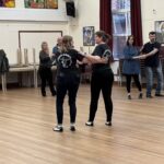 Kirsty and Holly teaching at All Hallows in Farnham