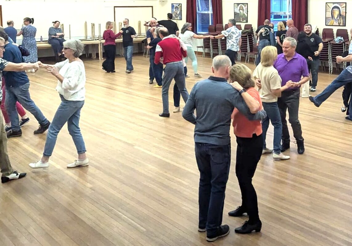 Dancing at Farnham All Hallows School